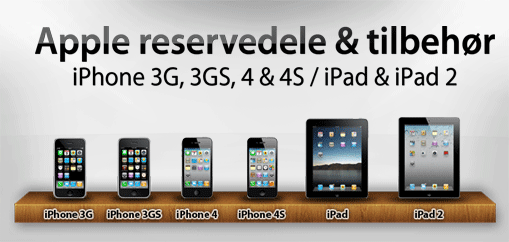 Apple iPhone / iPad reservedele & tilbehør