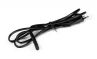 2-pin "8-tal" Sort (Almindelig) 220v str&oslash;mkabel - 150cm L&aelig;ngde