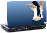 Laptop skin med kvinde med tatovering