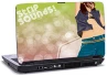 Laptop skin med teksten Strip sounds