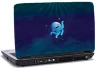Laptop skin med bl&Atilde;&brvbar;ksprutte p&Atilde;&yen; havbund