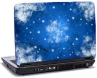 Laptop skin med blåt motiv Laptop skin med blåt motiv