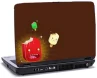 Laptop skin med 3 ispinde i nederste venstre hj&Atilde;&cedil;rne