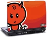 Laptop skin med dj&Atilde;&brvbar;vel i venstre side og teksten - Tim tm