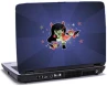 Laptop skin med hun dj&Atilde;&brvbar;vel i midt