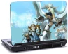 Laptop skin med action tegnefilms figur