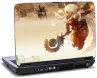 Laptop skin med kvinde fra action tegnefilms figur 1