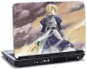 Laptop skin med kvinde fra action tegnefilms figur 2