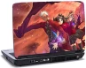 Laptop skin med mand og kvinde fra tegnefilm