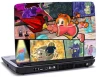 Laptop skin med tegneserie figurer, billed 4