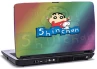 laptop skin med teksten "shinchan"