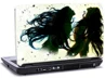 laptop skin med skyggen af to langh&Atilde;&yen;rede kvinder