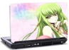 laptop skin med pige med langt h&Atilde;&yen;r