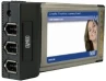 Firewire PC Card - 3 port