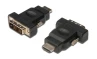 HDMI (hun-stik) - DVI (han-stik)  adaptor - h&oslash;j kvalitet