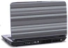 Laptop skin med striber i grålige nuancer Laptop skin med striber i grålige nuancer