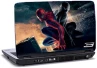 Laptop skin med rød & sort spiderman spejlvendt Laptop skin med rød & sort spiderman spejlvendt