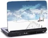 Laptop skin med sne og skyer Laptop skin med sne og skyer
