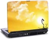 Laptop skin med fugl og sol som baggrund Laptop skin med fugl og sol som baggrund