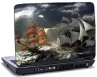Laptop skin med sørøver skibe på havet Laptop skin med sørøver skibe på havet