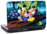 laptop skin med Mickey mouse og Minnie mouse ude på skovtur laptop skin med Mickey mouse og Minnie mouse ude på skovtur