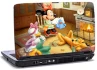 laptop skin med disney vennerne foran pejsen laptop skin med disney vennerne foran pejsen