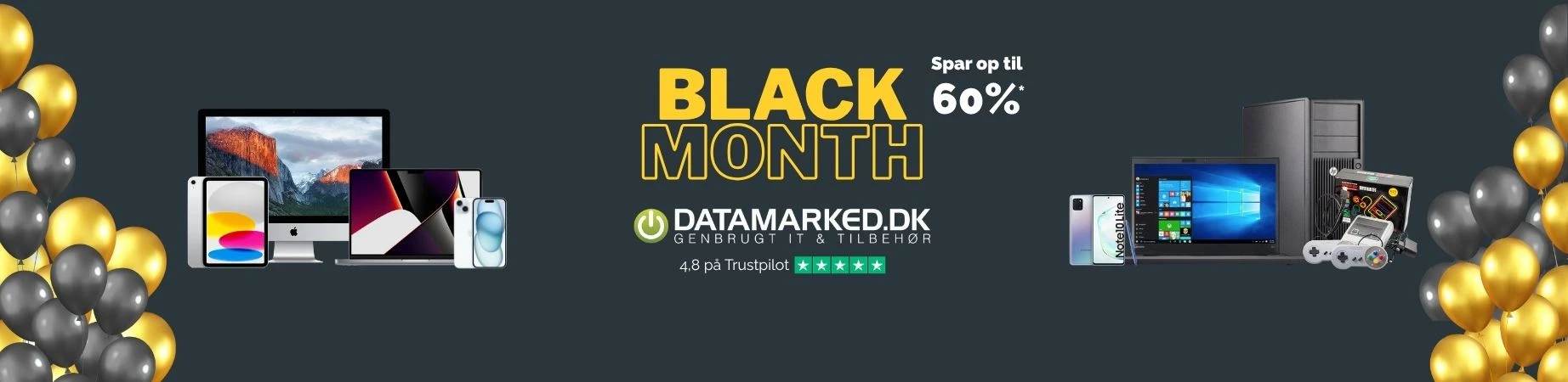Black Month hos Datamarked.dk - Spar op til 60%