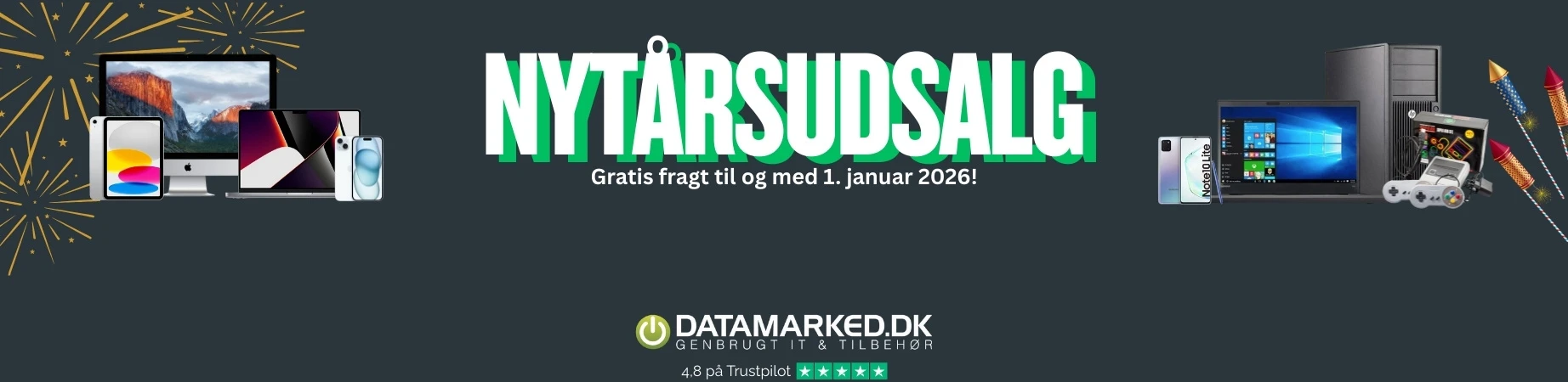 Nytårsudsalg hos Datamarked.dk