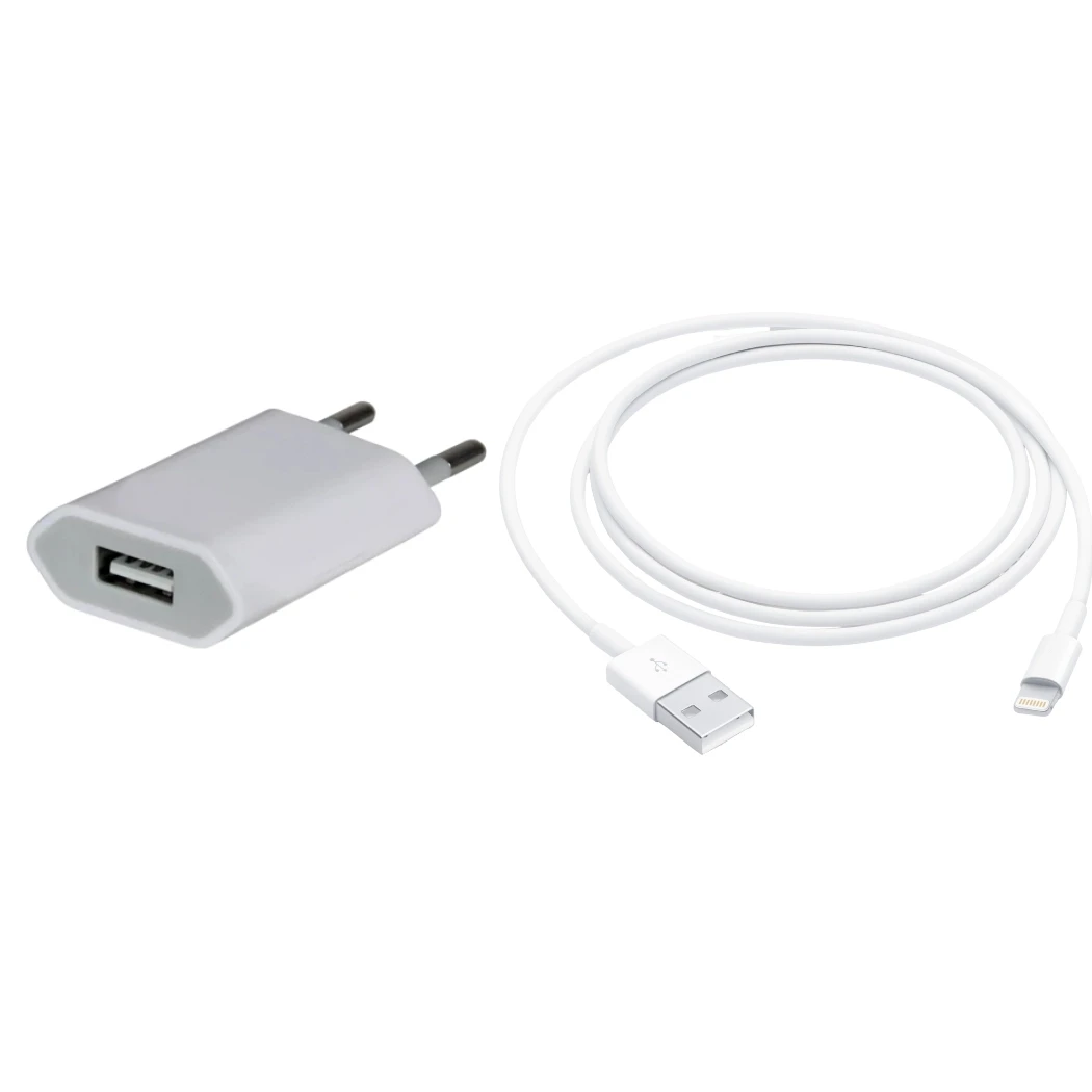 Kabel og adapter pakke 5W - USB-A til Lightning - iPhone