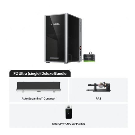 xTool F2 Ultra Single Deluxe Bundle