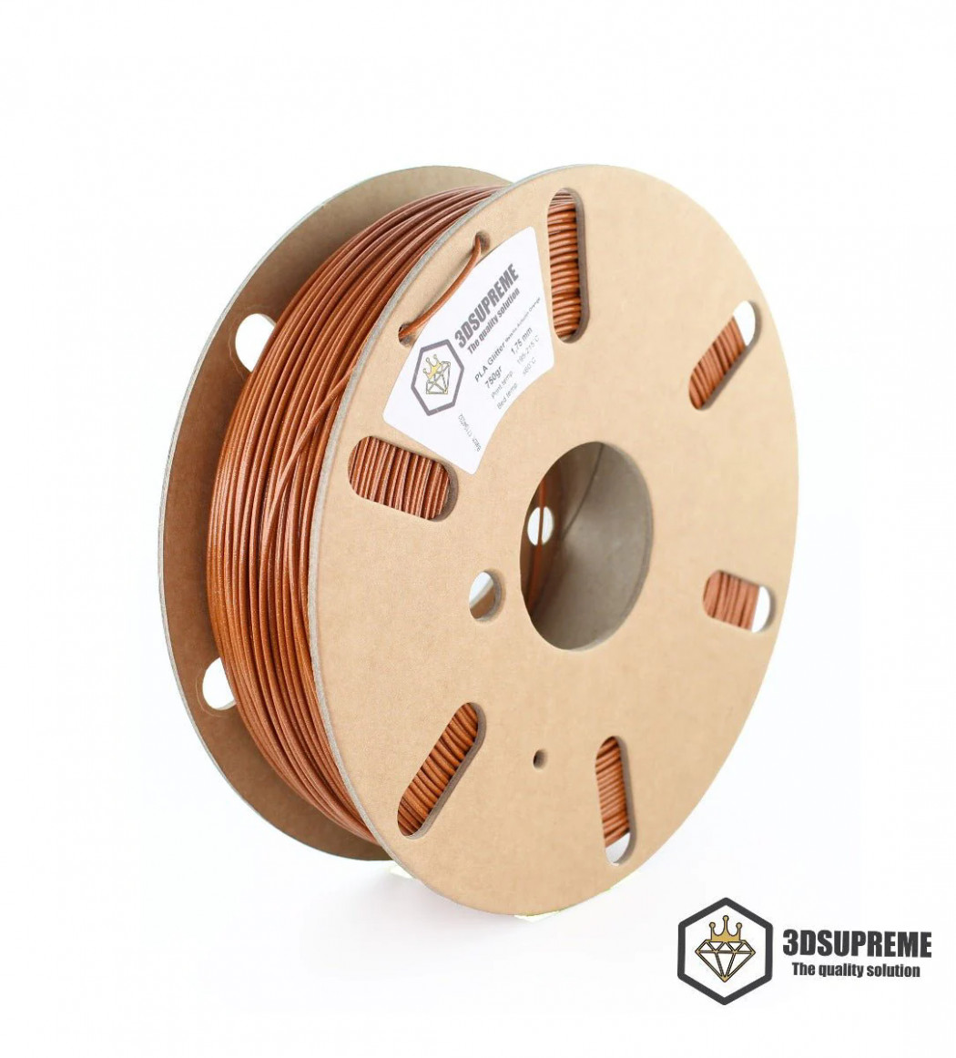 Glitter - Metallic Autumn Orange - 3DE Supreme - PLA PRO - 1.75mm - 1kg