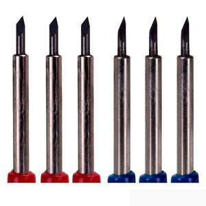 6 stk. knivpakke, Roland - Redsail Standard knive 45o, offset 0.25mm [ZEC-U5025 & NRRE4525 & zec-u1715]