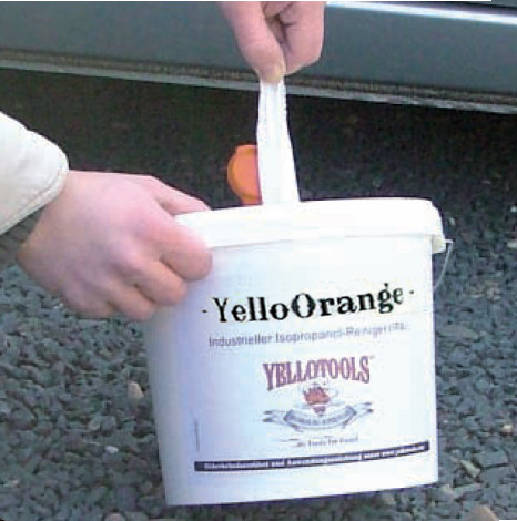 Yello Orange rengøring Wetbox inkl. Klude