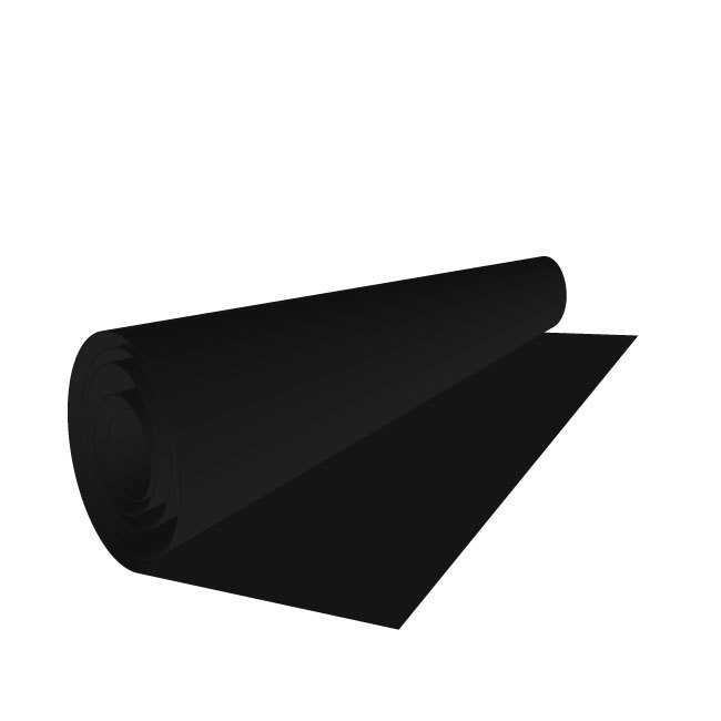 Sort – Black - MAT, 970RA-070, 10 års folie
