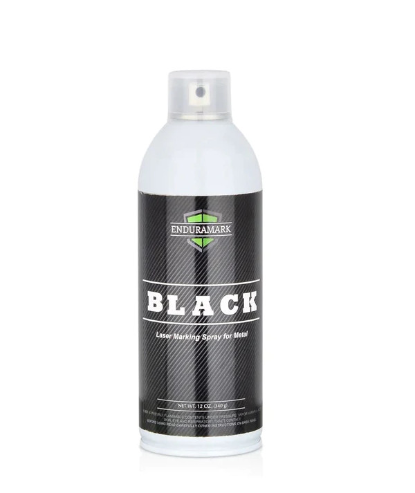 Enduramark - Laser Spray til Metal - Black/Sort - 340g