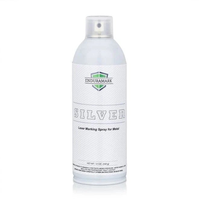 Enduramark laser Spray til Metal - Silver/Sølv - 340g