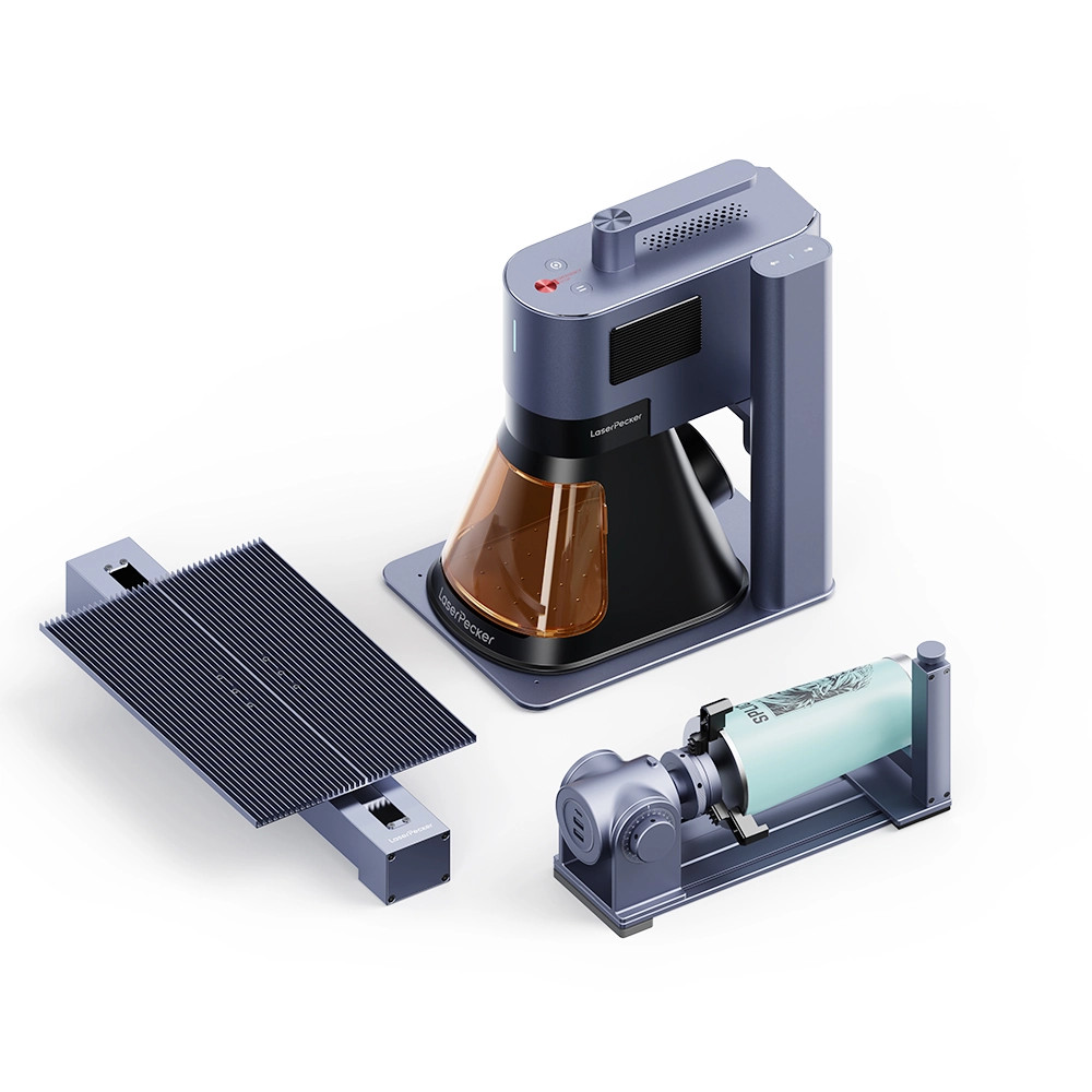 LaserPecker LP5 Fiber + Diode Laser Pakke