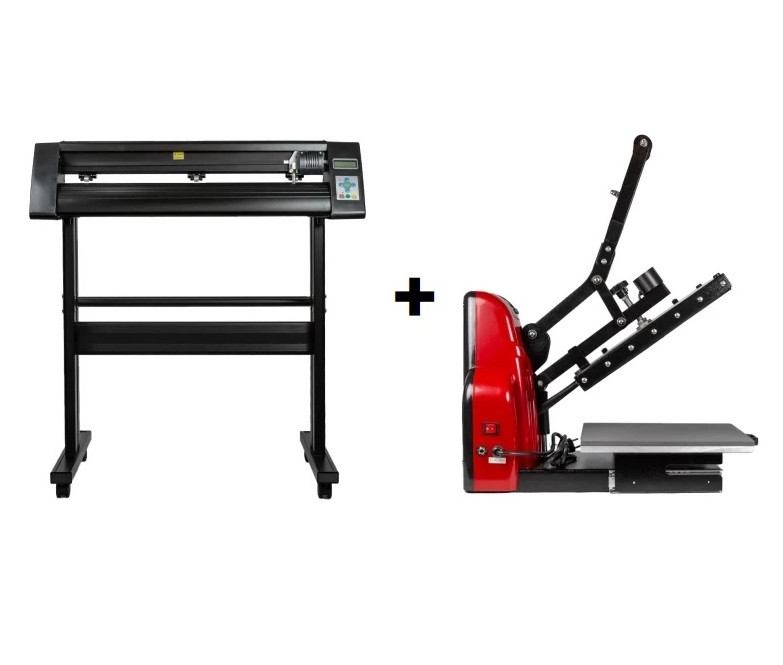 Start pakke med Semi-automatisk varmepresser og Redsail Skæreplotter 70 cm
