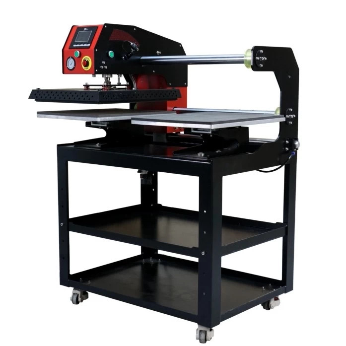 Pneumatisk Dobbeltstation Automatisk Varmepresse med Laserpositionering