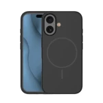 iPhone 16 Magsafe Case Silicon Thin - Sort