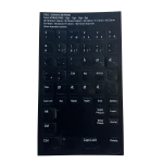 Tastatur Sticker - Dansk Layout - Sort - DELL/Lenovo Keyboard