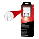 iPhone/iPad 2 meters USB lightningkabel - kompatibel - Hvid