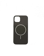 iPhone 13 Magsafe Case Silicone Thin - Sort