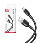 Kabel XO NB212 USB - micro USB - 1 m - 2.1A - black 