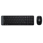 Logitech MK220 Compact  Tr&aring;dl&oslash;s Tastatur og mus combo US layout