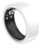 Riversong Trinity SR01 smart ring hvid nanokeramik st&oslash;rrelse 8 indvendig diameter 18 mm
