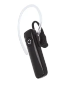 Setty SBT-01 sort Bluetooth mono headset med &oslash;rekrog og mikrofon