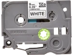 Brother original TZe221 tape &ndash; sort p&aring; hvid, 9 mm bred