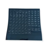 Tastatur Sticker - Dansk Layout - Sort