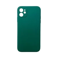 iPhone 11 BACK CASE MATT - mørk grøn
